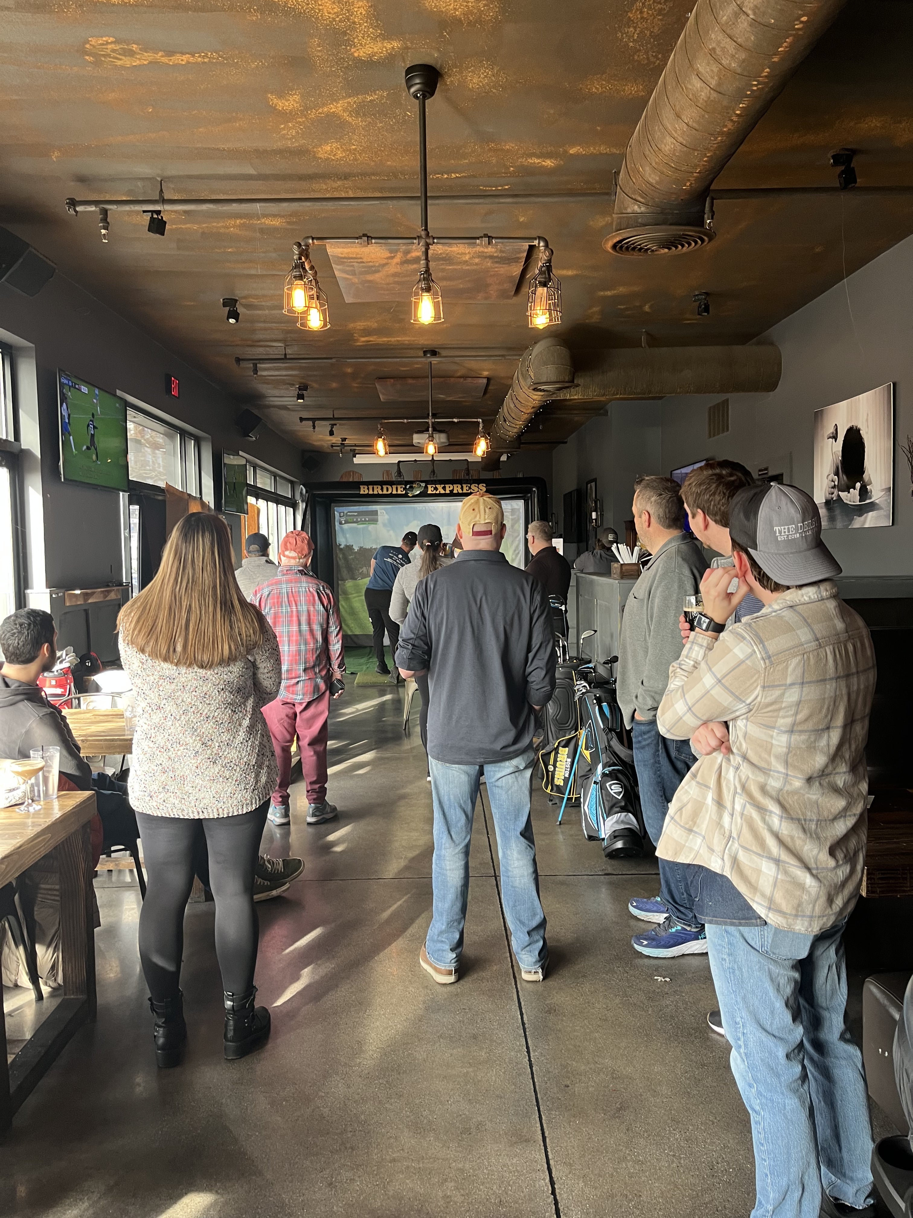 Golf Simulator Rental for Corporate Events | Fun Office Entertainment