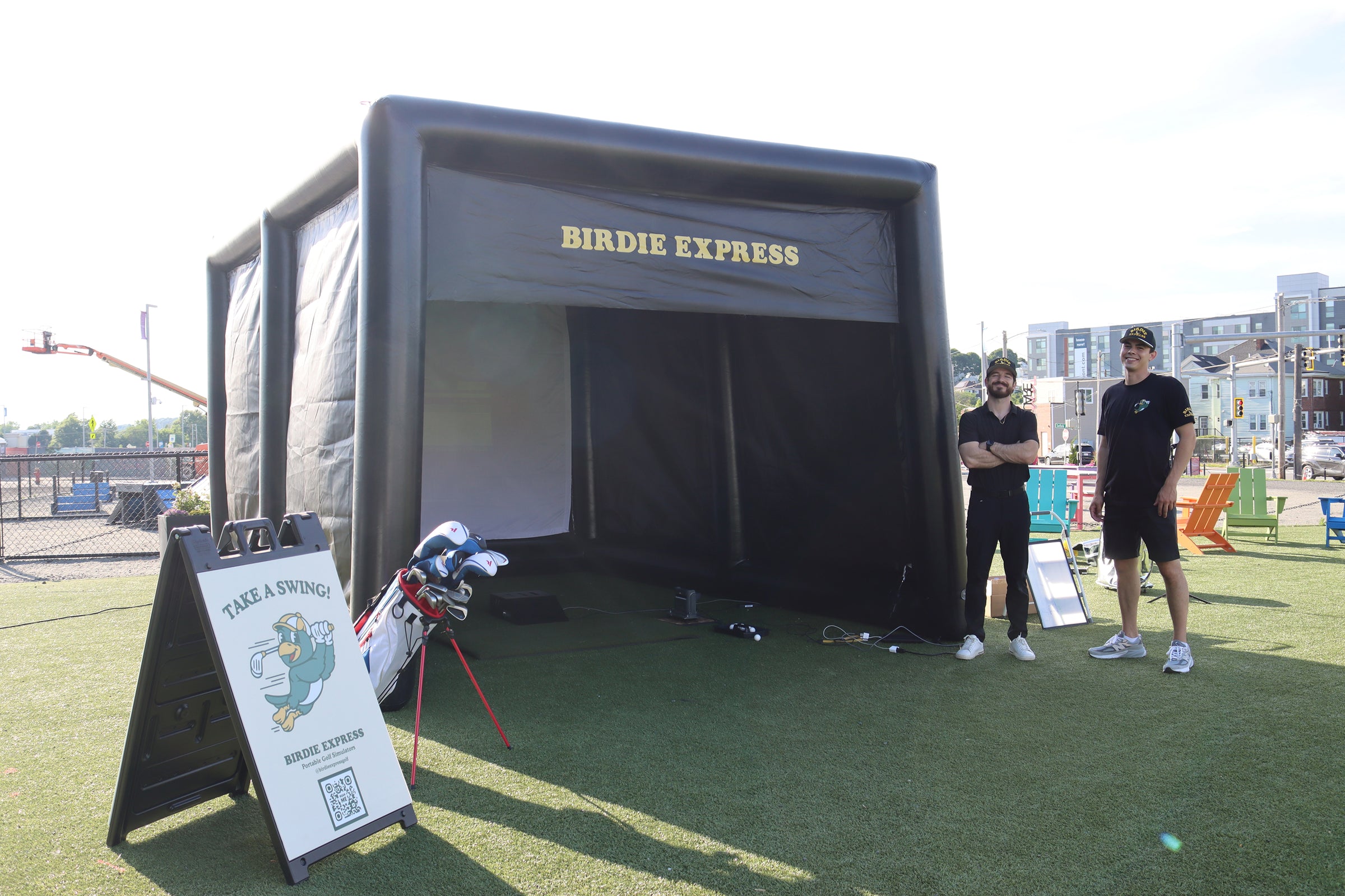 Bring a golf simulator to your next event.