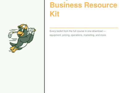 Complete Golf Sim Business Resource Kit — All 7 Guides