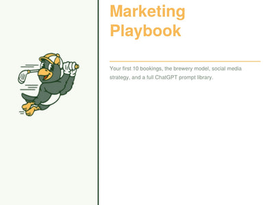 Golf Simulator Marketing Playbook