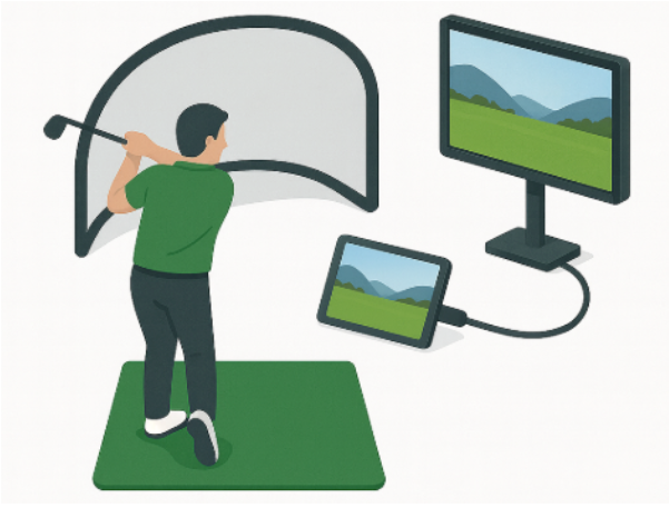 Home Golf Simulator Rental